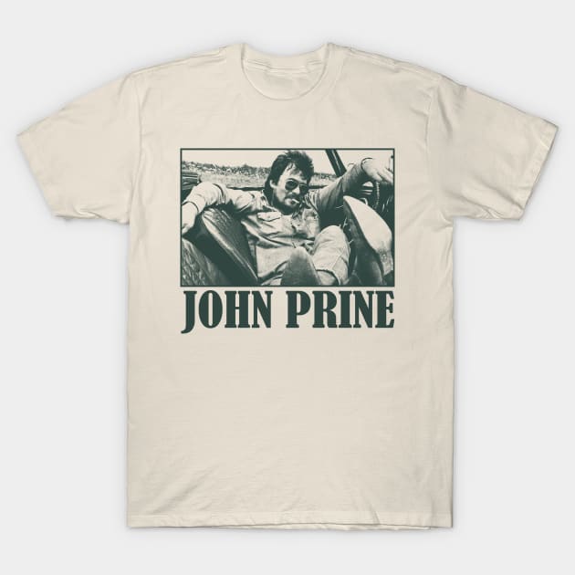 Vintage John Prine Music Setup Official T-Shirt by OliviaCookArt